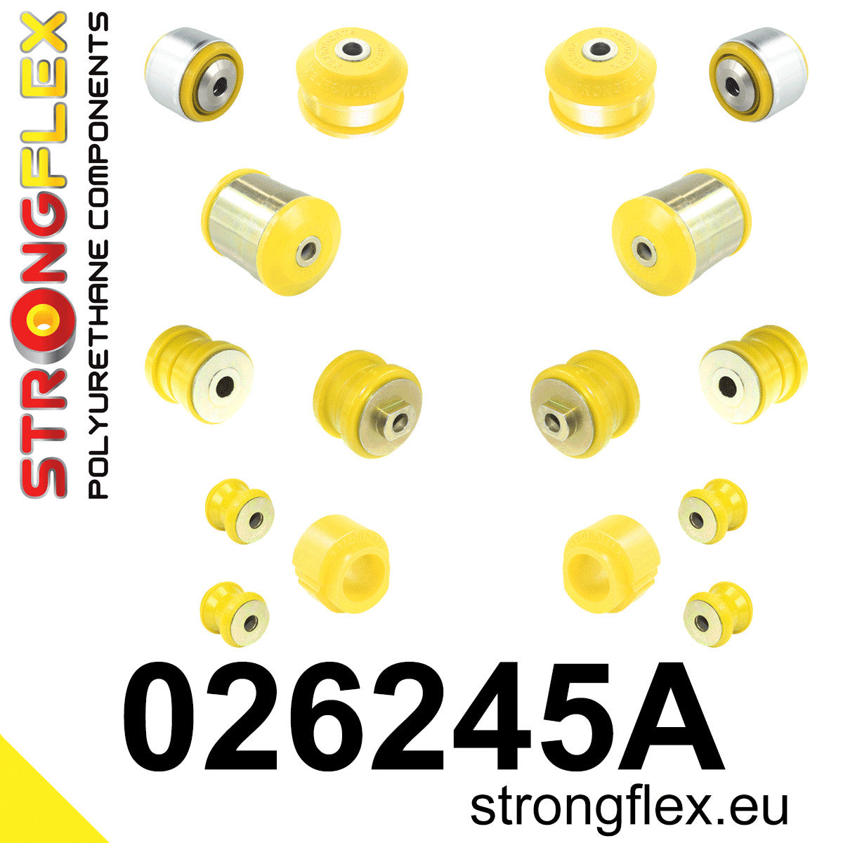 026245A Front suspension bush kit SPORT Sport (Yellow) Audi A8 / S8 D2 (94-02)