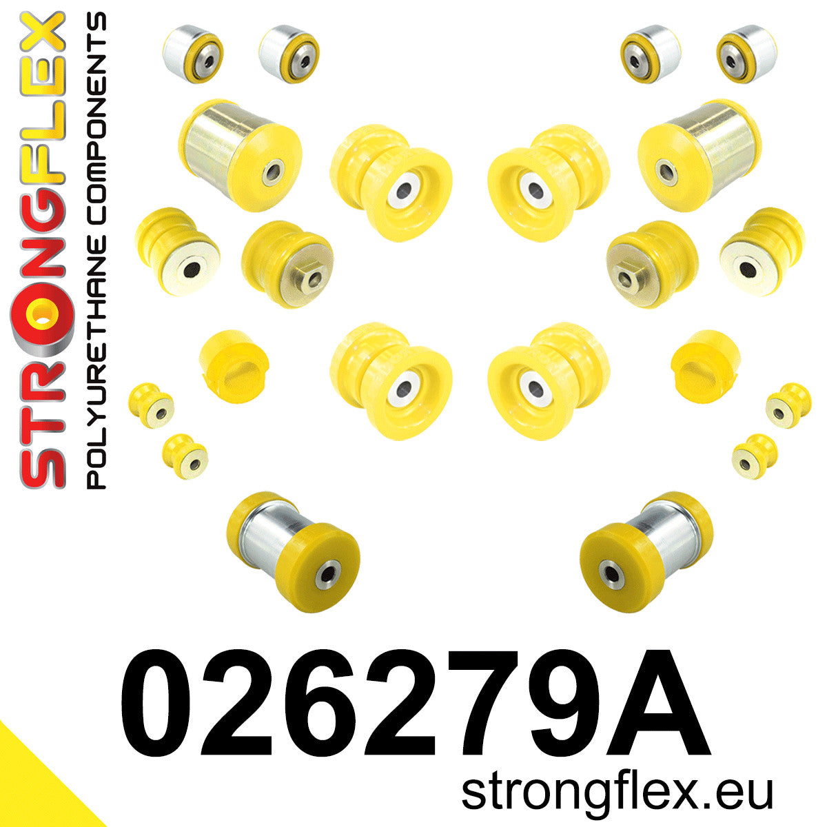 026279A Full suspension bush kit SPORT Sport (Yellow) Audi A4 / S4 / RS4 I (95-01) B5