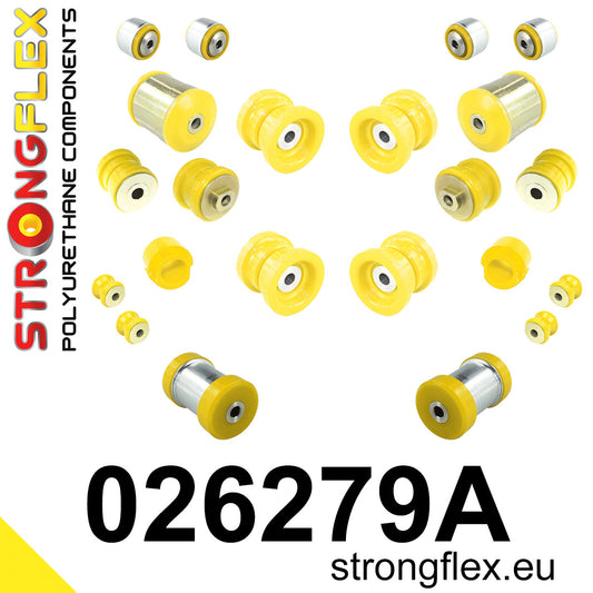 026279A Full suspension bush kit SPORT Sport (Yellow) Audi A4 / S4 / RS4 I (95-01) B5