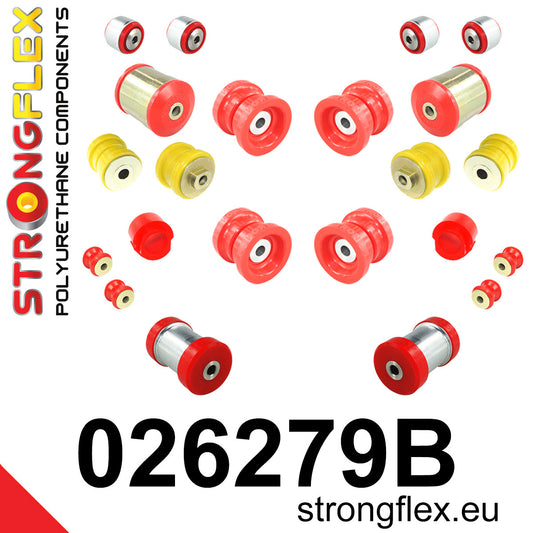 026279B Full suspension bush kit Standard (Red) Audi A4 / S4 / RS4 I (95-01) B5