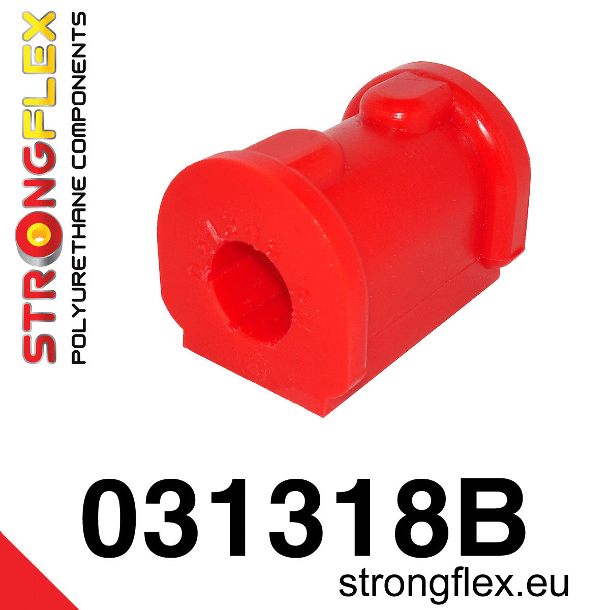 031318B Front anti roll bar bush Standard (Red) BMW Seria 3 II (82-91) E30