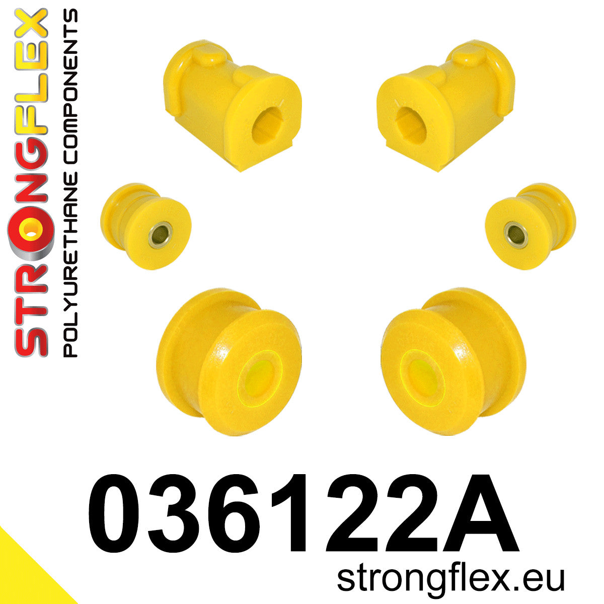 036122A Front suspension bush kit SPORT Sport (Yellow) BMW Seria 3 II (82-91) E30