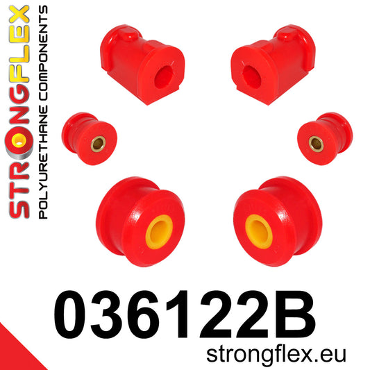 036122B Front suspension bush kit Standard (Red) BMW Seria 3 II (82-91) E30