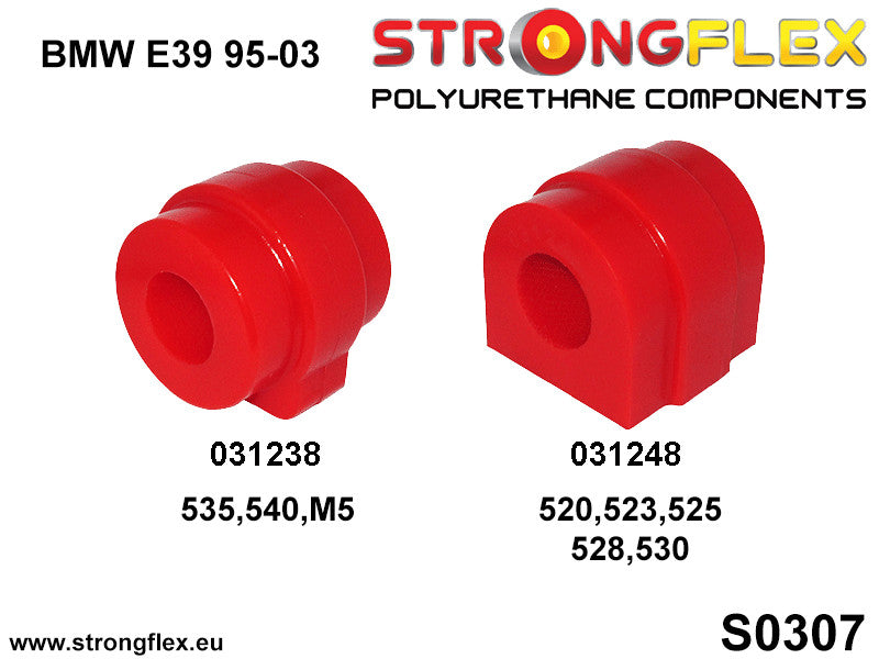 031248A Front anti roll bar bush SPORT Sport (Yellow) BMW Seria 1 I (04-13) E81 / E82 / E87 / E88