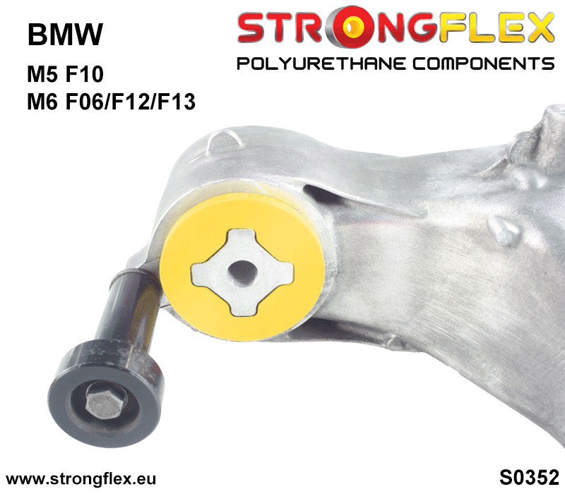 032055A Rear differential bush insert SPORT Sport (Yellow) BMW Seria 5 VI (09-17) F10 / F11 / F07