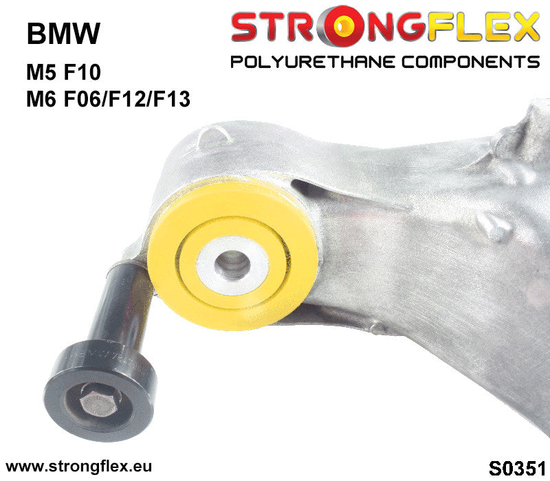 032056A Rear differential bush SPORT Sport (Yellow) BMW Seria 5 VI (09-17) F10 / F11 / F07