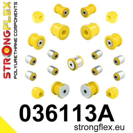 036113A Full suspension polyurethane bush kit SPORT Sport (Yellow) Mini F54 Clubman / F60 Countryman (15-) F54 / F60 ALL4