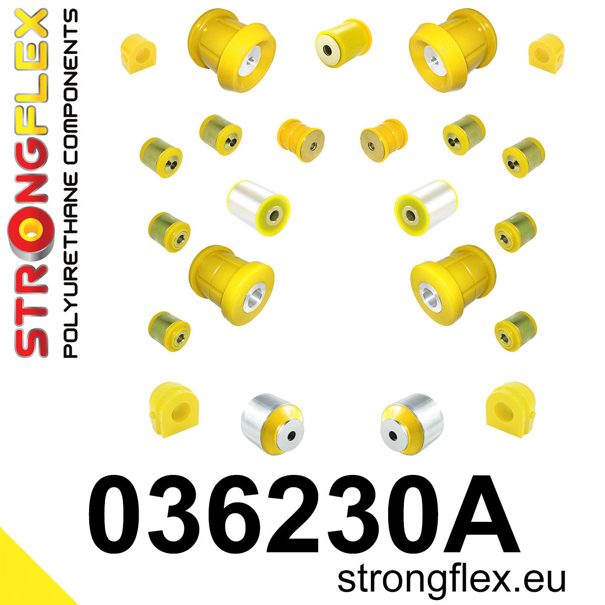 036230A Full suspension bush kit SPORT Sport (Yellow) BMW Seria 1 I (04-13) E81 / E82 / E87 / E88