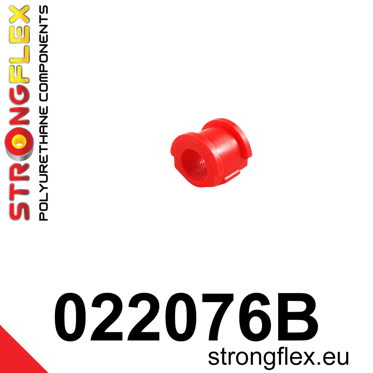 022076B Front anti roll bar bush Standard (Red) Audi 80 / 90 / S2 / RS2 80 / 90 B2 (78-86)