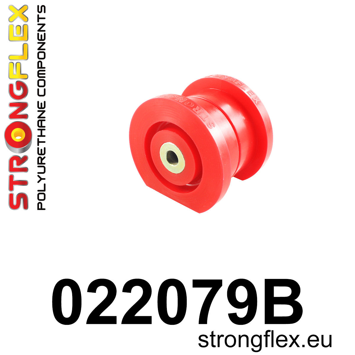 022079B Rear differential mounting bush - rear Standard (Red) Audi 80 / 90 / S2 / RS2 80 / 90 B2 (78-86)