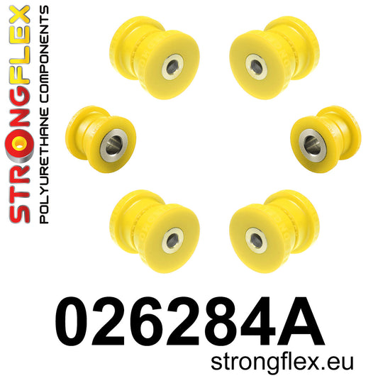026284A Rear suspension bush kit SPORT Sport (Yellow) Audi 80 / 90 / S2 / RS2 80 / 90 B2 (78-86)