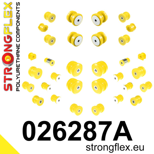 026287A Full suspension polyurethane bush kit SPORT Sport (Yellow) Audi 80 / 90 / S2 / RS2 80 / 90 / S2 / RS2 B4 (91-96)