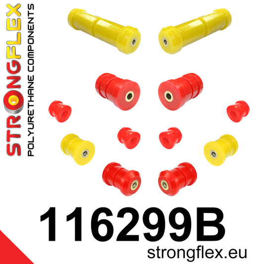 116299B Front suspension bush kit Standard (Red) Mercedes Klasa E W210 (95-03)