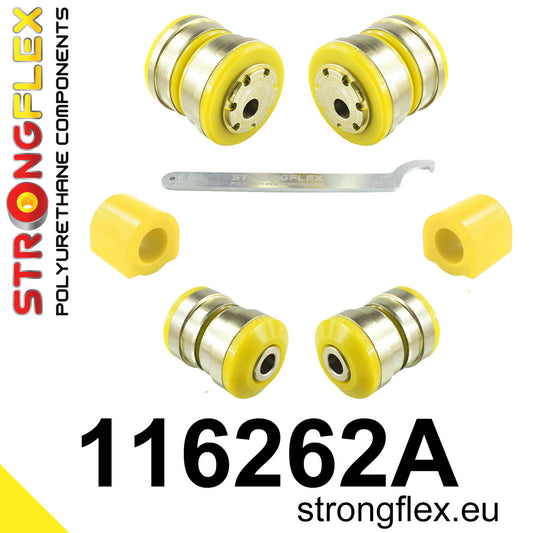 116262A Front suspension bush kit SPORT Sport (Yellow) Mercedes Klasa C W204 (07-14)