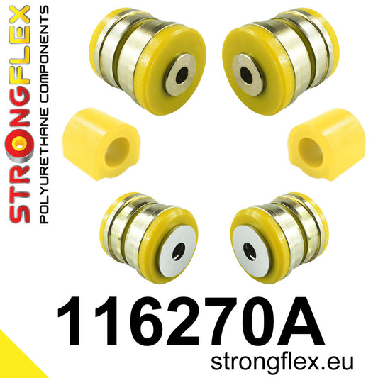 116270A Front suspension bush kit SPORT Sport (Yellow) Mercedes Klasa C W204 (07-14)