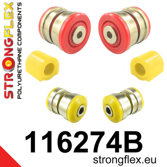 116274B Front suspension bush kit Standard (Red) Mercedes Klasa E W212 (09-16)
