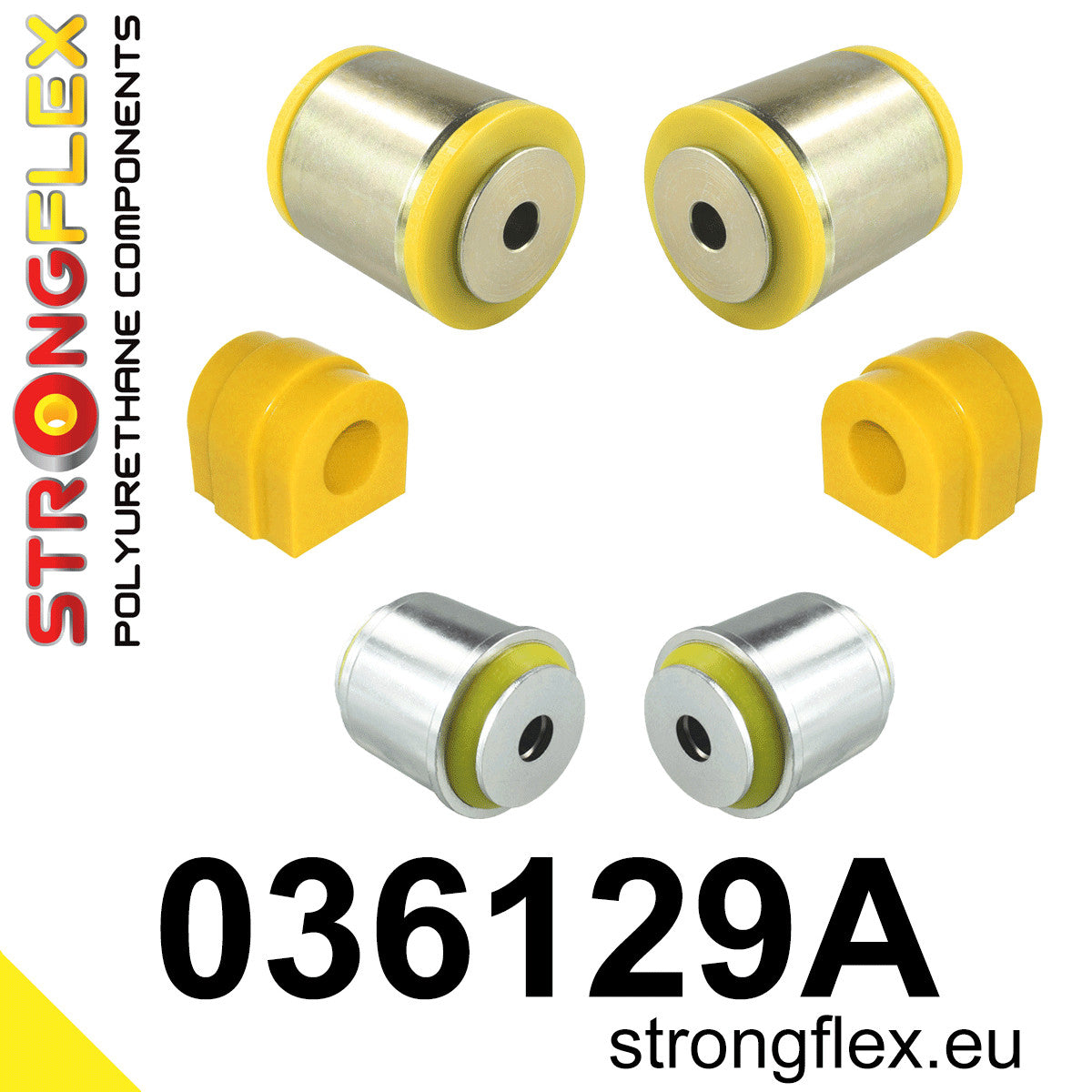 036129A Front suspension bush kit SPORT Sport (Yellow) BMW Seria 5 IV (95-03) E39