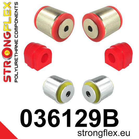 036129B Front suspension bush kit Standard (Red) BMW Seria 5 IV (95-03) E39