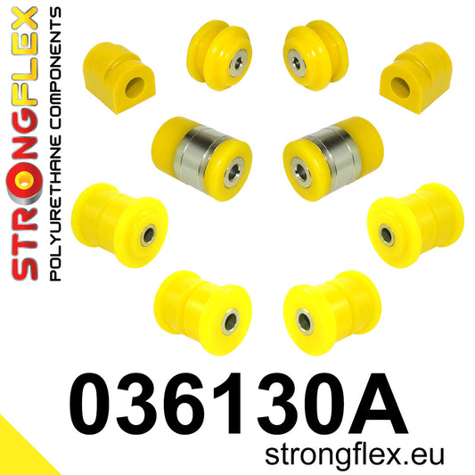 036130A Rear suspension bush kit SPORT Sport (Yellow) BMW Seria 5 IV (95-03) E39