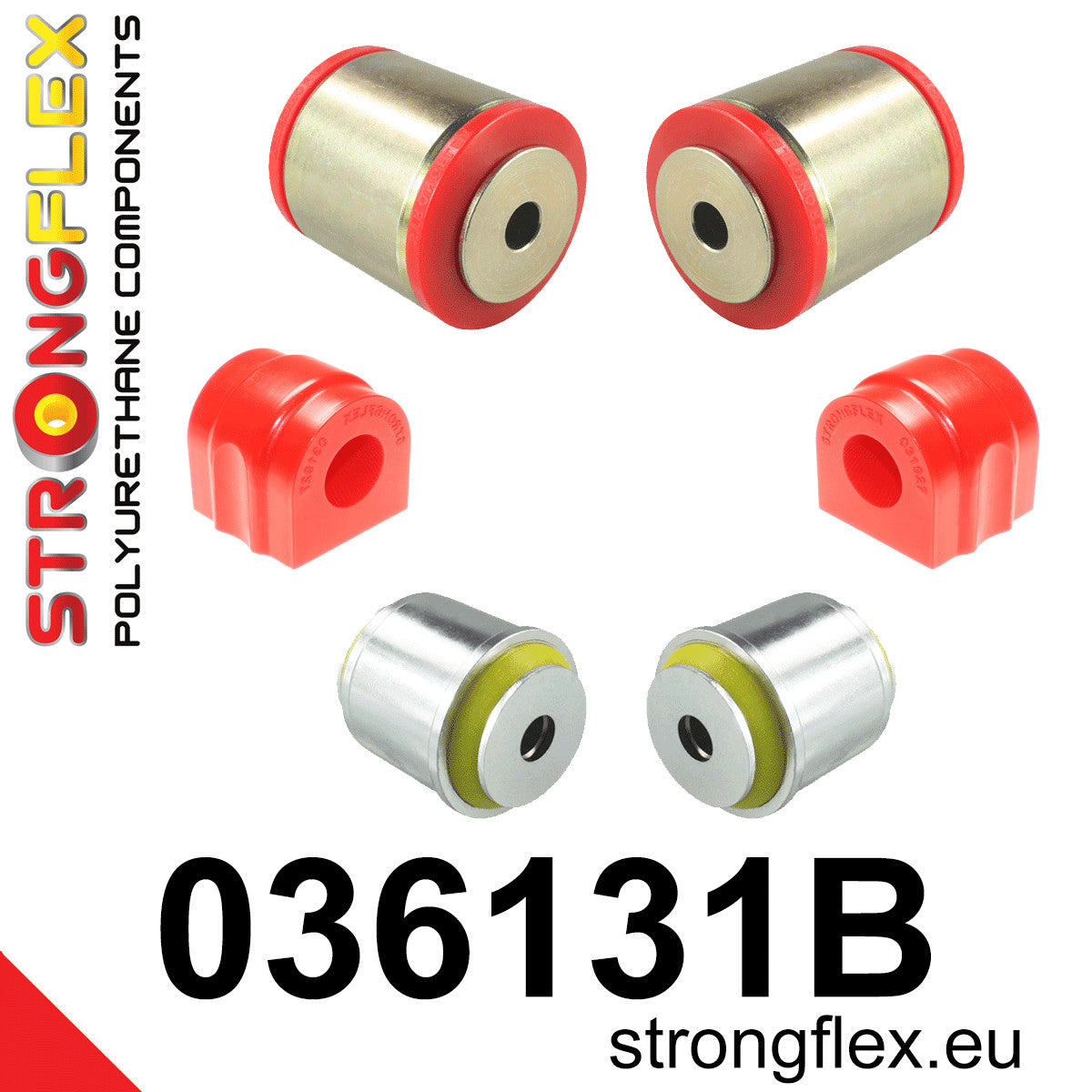 036131B Front suspension bush kit Standard (Red) BMW Z8 (99-03) E52