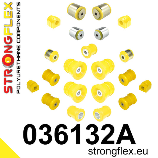 036132A Full suspension polyurethane bush kit SPORT Sport (Yellow) BMW Z8 (99-03) E52
