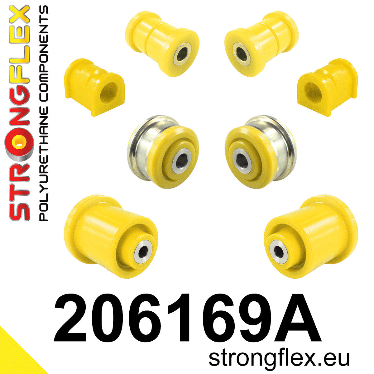 206169A Front suspension and ream beam bush kit SPORT Sport (Yellow) Suzuki Vitara II (15-) LY