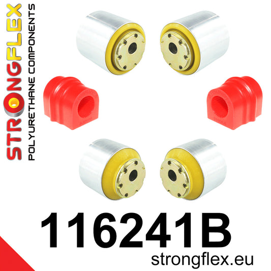 116241B Front suspension bush kit Standard (Red) Mercedes CLK W209 (02-10)