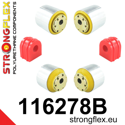 116278B Front suspension bush kit Standard (Red) Mercedes SLK R171 (04-11)