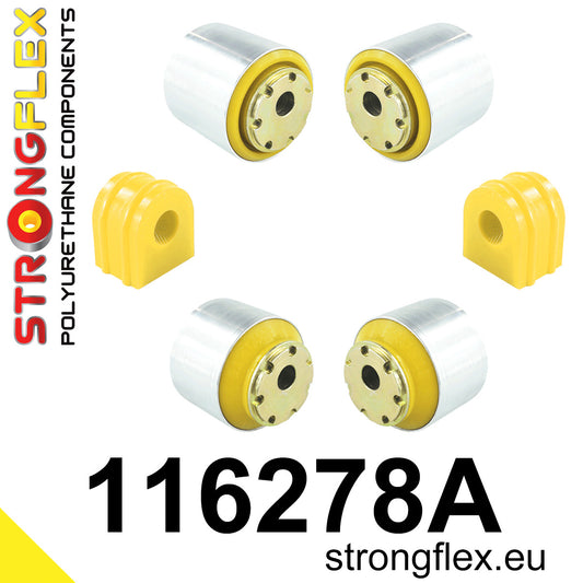 116278A Front suspension bush kit SPORT Sport (Yellow) Mercedes SLK R171 (04-11)