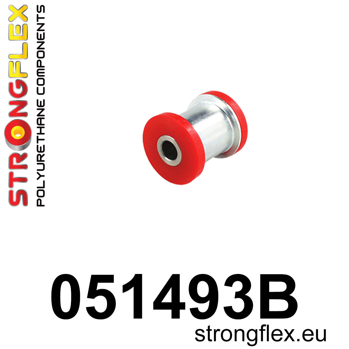 051493B Front wishbone front bush Standard (Red) Citroën AX (86-98)