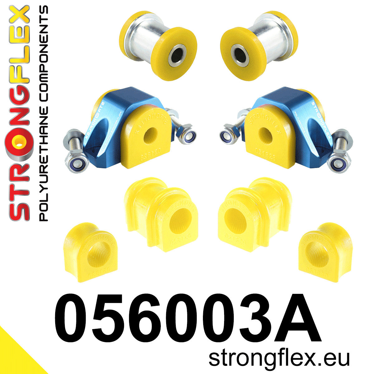 056003A Front suspension bush kit SPORT Sport (Yellow) Citroën AX (86-98)