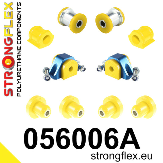 056006A Front suspension and ream beam bush kit SPORT Sport (Yellow) Citroën Saxo / Chanson (96-04) Saxo / Chanson VTR, VTS