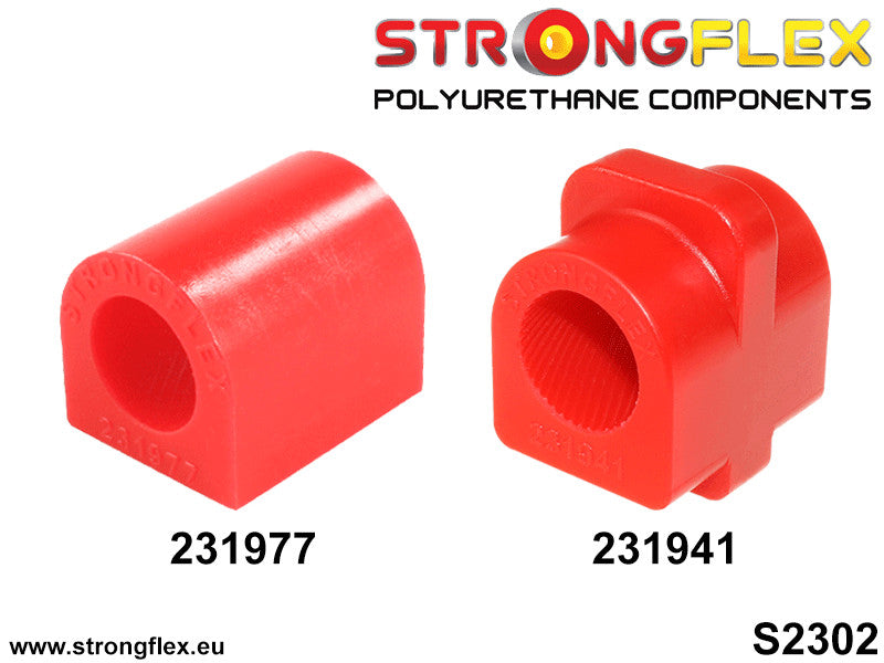 236208A Front suspension bush kit SPORT Sport (Yellow) Volvo Seria 200 240 (75-93)