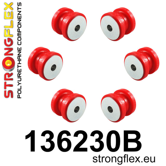 136230B Front subframe bush kit Standard (Red) Saab 9-5 I (98-10) YS3E