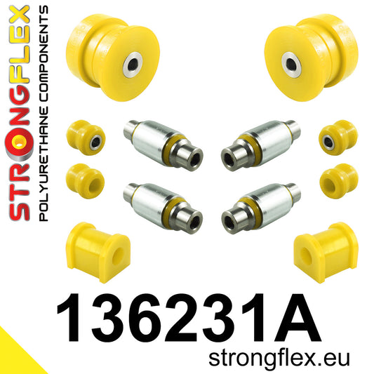 136231A Rear suspension bush kit SPORT Sport (Yellow) Opel / Vauxhall Vectra / Cavalier B (95-02)