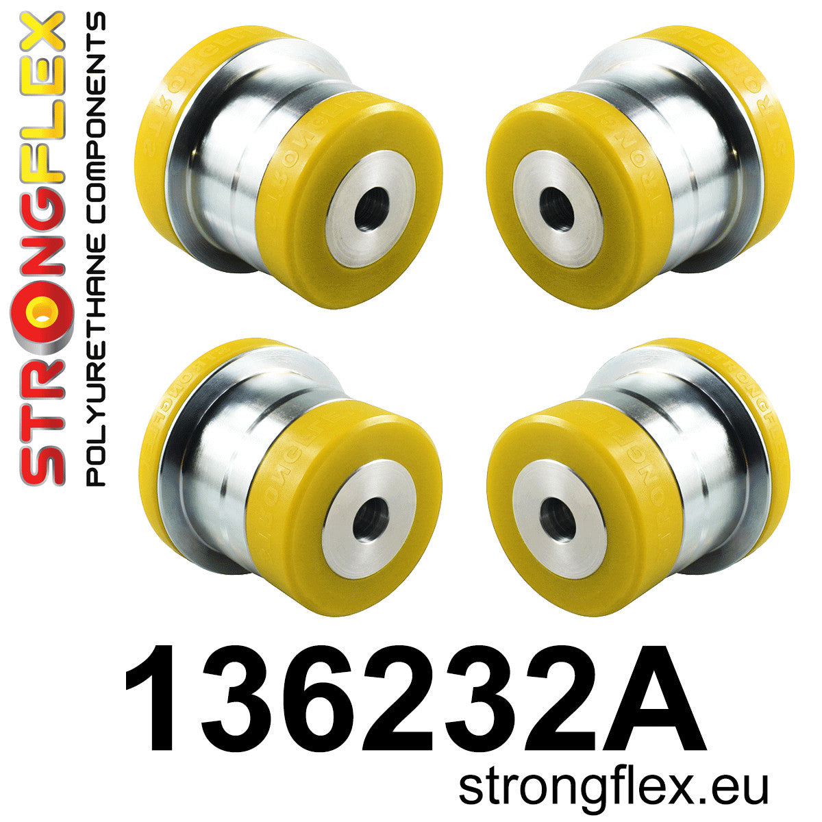 136232A Rear subframe bush kit SPORT Sport (Yellow) Opel / Vauxhall Vectra / Cavalier B (95-02)