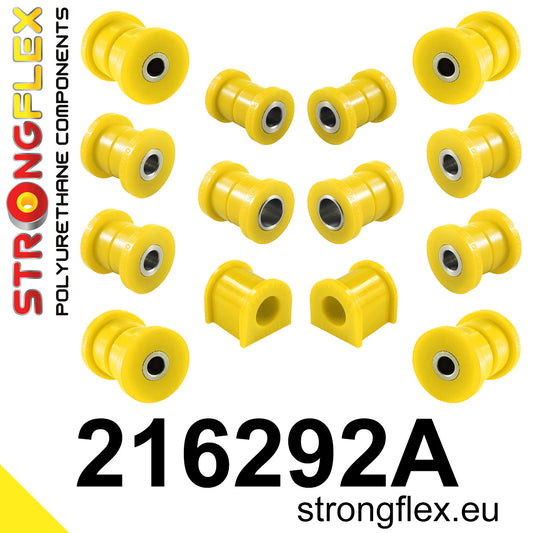 216292A Rear suspension bush kit SPORT Sport (Yellow) Toyota Corolla VII (92-97) E100