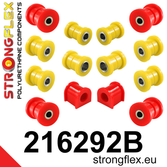 216292B Rear suspension bush kit Standard (Red) Toyota Corolla VII (92-97) E100