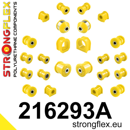 216293A Full suspension bush kit SPORT Sport (Yellow) Toyota Corolla VII (92-97) E100