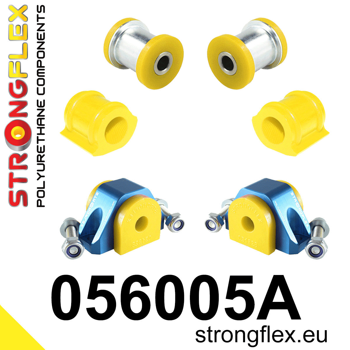 056005A Front suspension bush kit SPORT Sport (Yellow) Citroën Saxo / Chanson (96-04) Saxo / Chanson VTR, VTS
