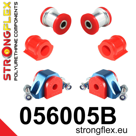 056005B Front suspension bush kit Standard (Red) Citroën Saxo / Chanson (96-04) Saxo / Chanson VTR, VTS