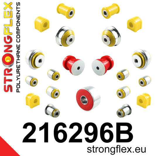 216296B Full suspension bush kit Standard (Red) Toyota Yaris IV (19-) P21/PA1/PH1