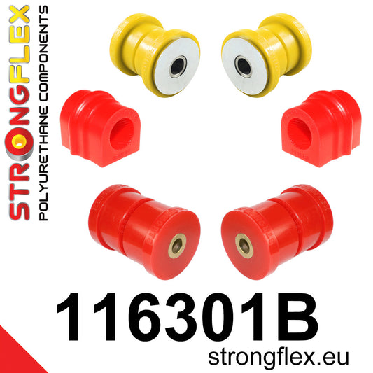 116301B Front suspension bush kit Standard (Red) Mercedes Klasa C W203 (00-11)