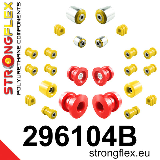 296104B Full suspension bush kit Standard (Red) Chevrolet Camaro V (09-15)