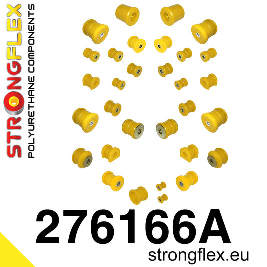 276166A Full suspension bush kit SPORT Sport (Yellow) Subaru Impreza III (07-14) GE GV GH GR