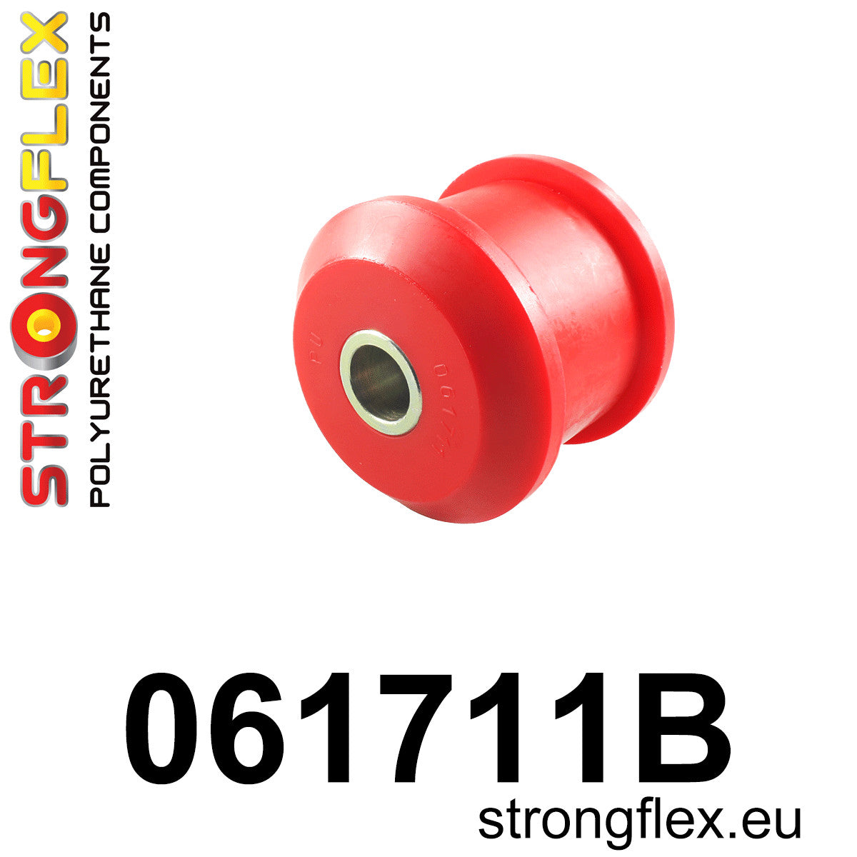 061711B Front wishbone rear bush Standard (Red) Citroën Jumper / Relay II (06-14)
