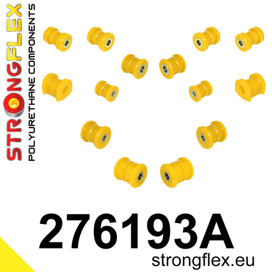 276193A Rear suspension bush kit SPORT Sport (Yellow) Subaru BRZ I (12-21)