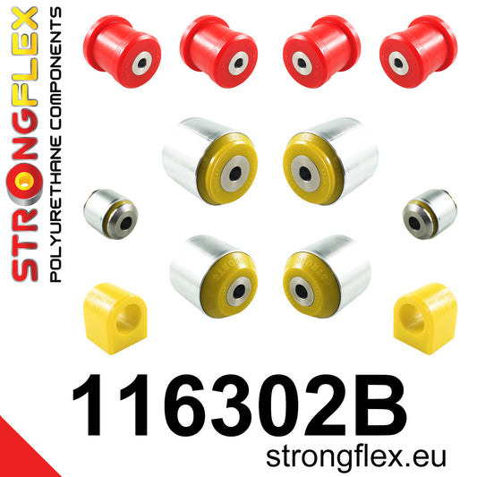 116302B Front suspension bush kit Standard (Red) Mercedes Klasa C W205 (14-21)