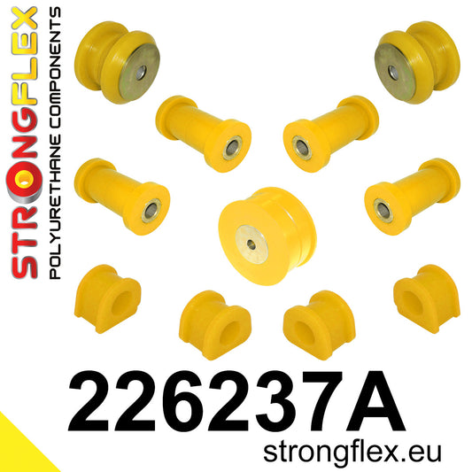 226237A Rear suspension bush kit SPORT Sport (Yellow) Volkswagen Golf II (83-92) 19E / 1G