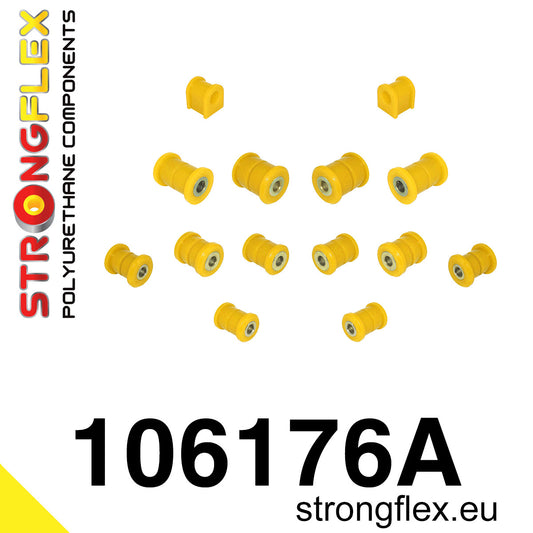 106176A Rear suspension bush kit SPORT Sport (Yellow) Mazda RX-8 (03-12) SE3P